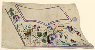 Drawing, Design for a Waistcoat