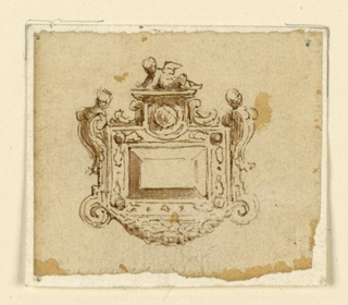 Drawing, Design for a Brooch with Putti