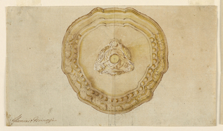 Drawing, Design for a Chalice, Plan