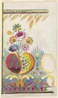 Drawing, Design for a Woven Border