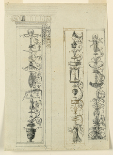 Drawing, Candelabrum Designs