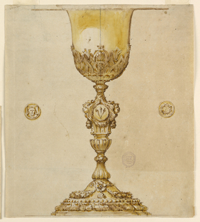 Drawing, Design for a Chalice, Elevation