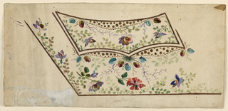 Drawing, Design for a Man's Waistcoat