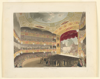 Print, Royal Circus from Ackermann's Repository