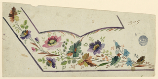 Drawing, Design for a Waistcoat