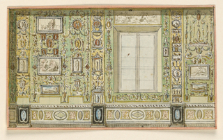 Drawing, Design for a Salon Wall