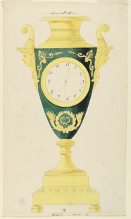 Drawing, Design for Clock