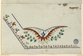 Drawing, Design for a Waistcoat