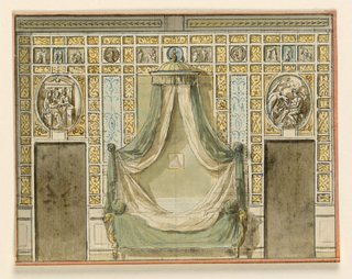 Drawing, Design for a Bedroom