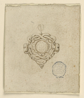 Drawing, Design for a Pendant