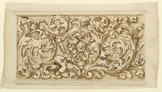 Drawing, Design for an Oblong Panel