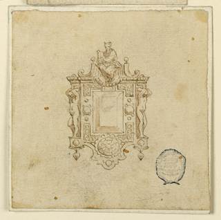 Drawing, Design for Brooch with Moses