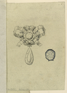 Drawing, Design for a Brooch
