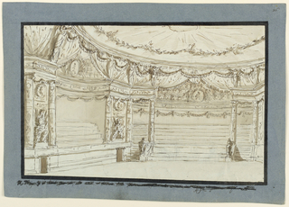 Drawing, Sketch for Decoration, Interior of Theater
