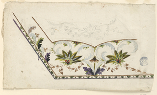 Drawing, Design for a Waistcoat