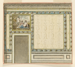 Drawing, Elevation of a Wall