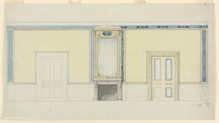 Drawing, Elevation of a Wall