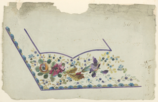 Drawing, Design for a Waistcoat