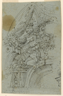 Drawing, Design for a Domed Ceiling