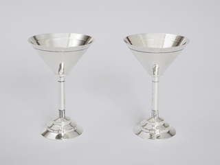 Pair of Conical Cocktail Cups Cups