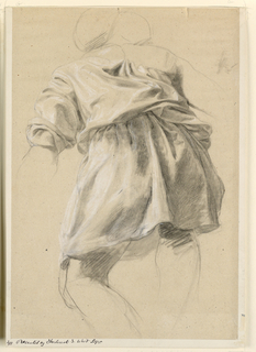 Drawing, Drapery Study
