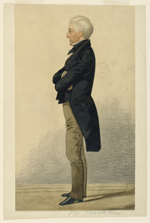 Drawing, Portrait of Mr. Franklin