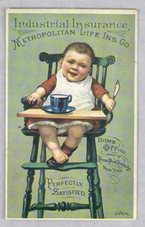 Advertisement Card, Metropolitan Life Insurance Co.