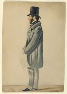 Drawing, Portrait fo unknown man