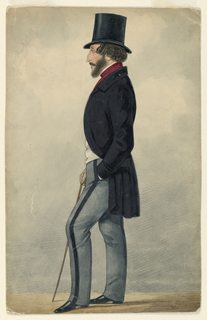 Drawing, Portrait of Lord Beauclerk