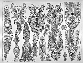 Print, Designs for Firearms Ornament