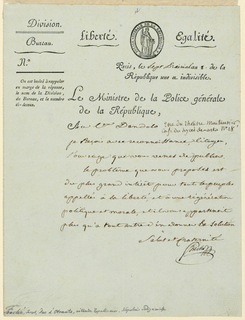 Calligraphy (France & England)