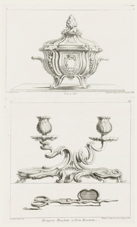 Print, Pot a Oil., Terrine, 5th Plate