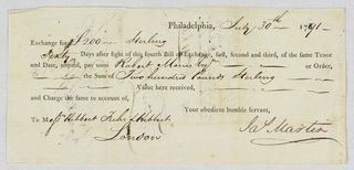 Bank Note, Bank Exchange