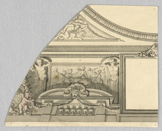 Drawing, Design for a Ceiling