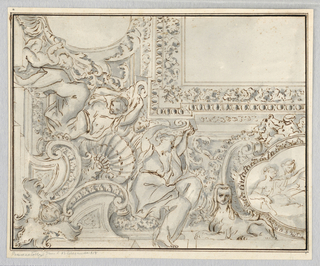 Drawing, Design for a Ceiling