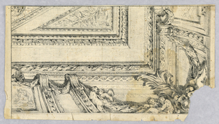 Drawing, Design for Ceiling and Entablature