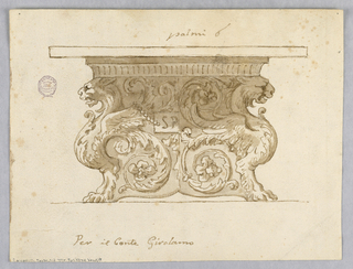 Drawing, Table with Alternative Designs
