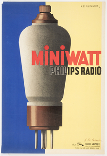 Poster, Miniwatt/ Philips Radio