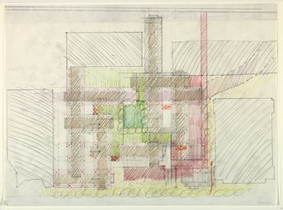 Drawing, New Haven Government Center, New Haven, CT