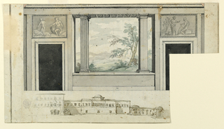 Drawing, Design for a Painted Wall