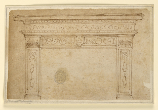 Drawing, Design for Mantelpiece