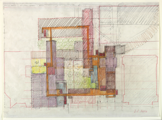 Drawing, First Floor - 1/32 = 1'-0", New Haven Government Center, New Haven, CT