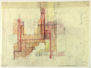 Drawing, First Floor, New Haven Government Center, New Haven, CT