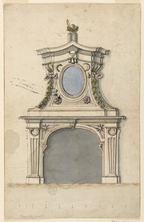 Drawing, Design for a Mantelpiece