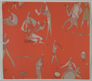 Sidewall - Sample, Kunstler Tapeten: Jazz 3