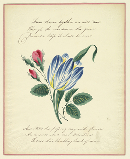 Greeting Card, "From thence together we will love..."