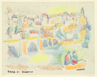 Greeting Card, Bridge at Argentan