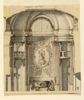 Drawing, Project for an Altar