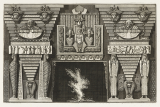 Book, Etruscan Chimneypiece, from Diverse Maniere d'adornare i cammini