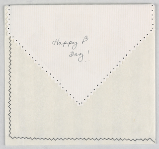 Holiday Card Envelope, Valentine's Day